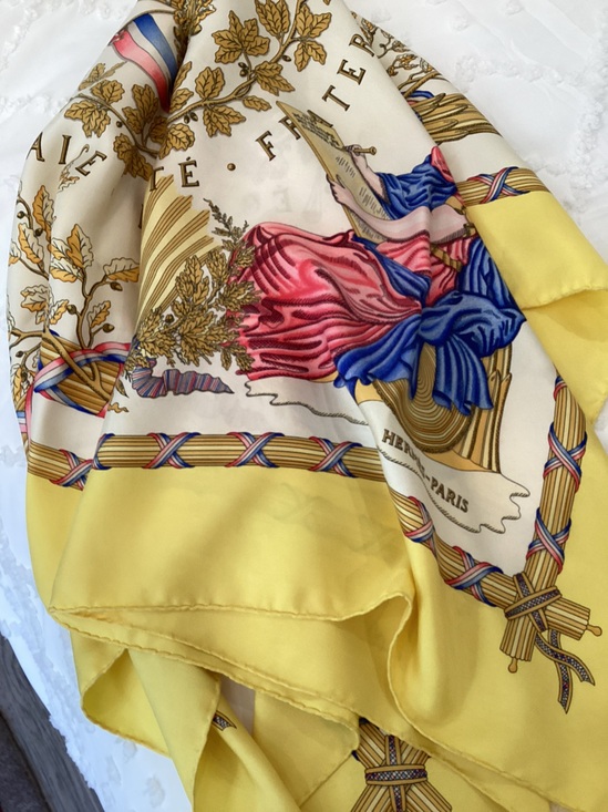 Hermes Accessories - Hermes scarf “1789 “  by J. Metz